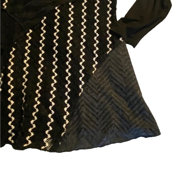 Indigo Soul crochet sweater in 5 different patterns, mini dress size small - Picture 4 of 7